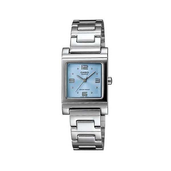 Casio นาฬิกาผู้หญิง สีเงิน สายสแตนเลส รุ่น LTP-1237D-2ADF