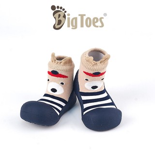 รองเท้าหัดเดิน Bigtoes ลาย Cuty Bear Blue รองเท้าเด็ก รองเท้าเด็กอ่อน รองเท้าเด็กหัดเดิน