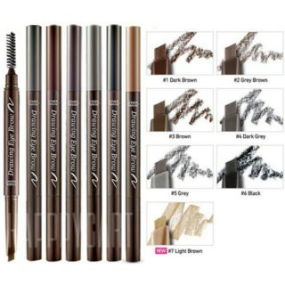 Etudy house drawing  eyebrows pencil ดินสอเขียนคิ้ว Etudy House เพิ่มปริมาณ 30% #03น้ำตาล- Brown