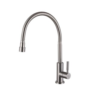 ก๊อกซิงค์ ก็อกซิงค์เดี่ยว เคาน์เตอร์ RASLAND RS SS-30422 สเตนเลส ก๊อกน้ำ ห้องน้ำ SINK FAUCET SINGLE RASLAND RS SS-30422