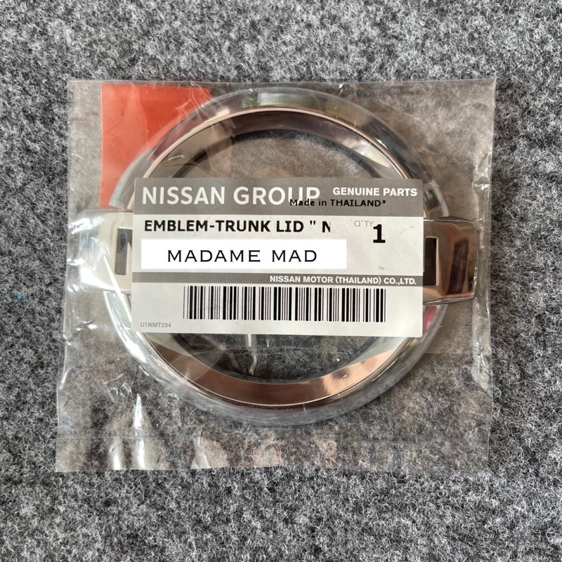 แท้ศูนย์ 💯% โลโก้ ฝาท้าย Nissan Teana J32 ปี 09-13 ขนาด 9.5x8cm (UEM-84890-JN80A)