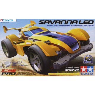 โมเดลรถรางทามิย่า 1/32 Tamiya Mini 4WD TA18623 Savanna Leo (MS Chassis)