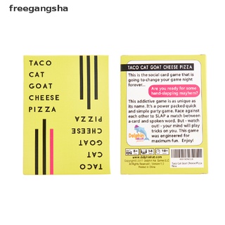 [FREG] New Taco Cat Goat Cheese Pizza Card Game Family Party Fun Game Gift Toy Game FDH