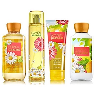 Bath &amp; Body Works  กลิ่น Love &amp; Sunshine  กลิ่นหอมแนว Floral หอมสดชื่นอ่อนหวานน่ารัก ใหม่แท้ 100%  อเมริกา