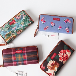 CATH KIDSTON กระเป๋าสตางค์ ใบยาว กันน้ํา แต่งซิป พิมพ์ลาย ระดับไฮเอนด์ สําหรับใส่เหรียญ บัตร