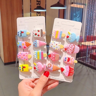 ✨ Kimi ๑ 10 Pcs/Set Girl Baby Girl Hair Accessories Cute Clip Small Clips Hairpin BB Clip 10 Pack Hair Pin Kids Headwer