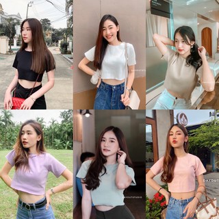 BASIC CROP เสื้อครอปเบสิค