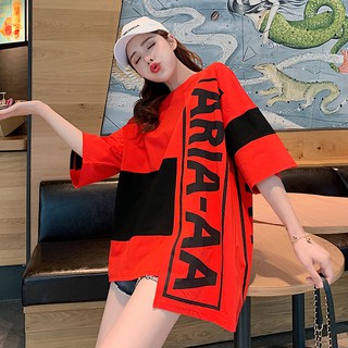 YICO T Shirt Oversize สีดำ ขาว พร้อมส่ง เสื้อยืดเกาหลี ทรง oversized.