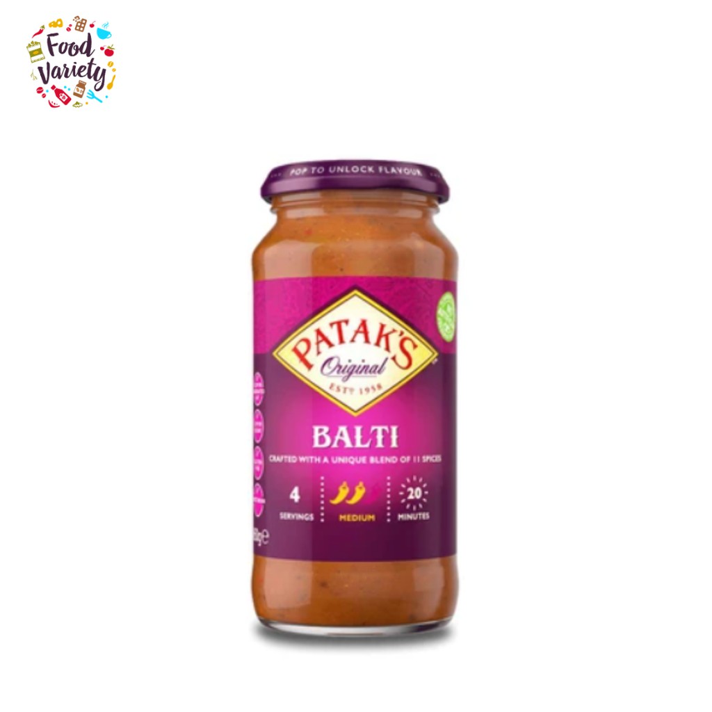 (Best Before 30Jul2026) Patak’s Balti Sauce 450G พาทัคส์ ซอสทำอาหารรสบัลติ 450 กรัม