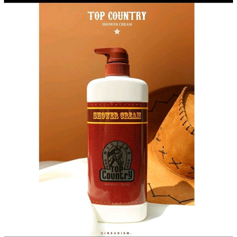 มิสทิน ครีมอาบน้ำท็อป คันทรี่ 500 มล. MISTINE TOP COUNTRY SHOWER CREAM 500 ML. (สบู่, สบู่อาบน้ำ,