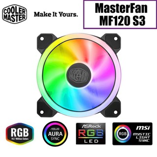 พัดลมเคส Cooler Master MasterFan MF120 S3 ARGB 120mm Case Fan