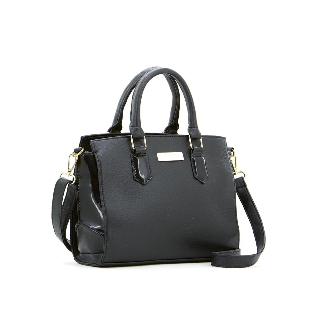 Hitam Sophie MARTIN กระเป๋าสะพายข้างผู้หญิงหนัง MONIQUE BLACK T4119B5 BLACK ASMO MEMBER ORIGINAL