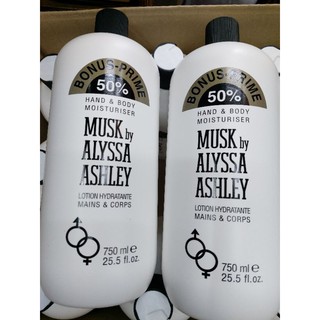 ALYSSA  ASHLEY BONUS PRIMEโลชั่นมาค ถนอมผิวกลิ่นนุ่มๆหอมติดทนยาวนาน 750 ml ของแท้ 100%