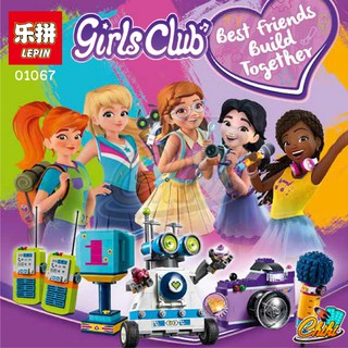 ชุดตัวต่อ Girls Club กล้องถ่ายรูป ไมโครโฟน สุดน่ารัก Lepin01067 จำนวน 631 ชิ้น