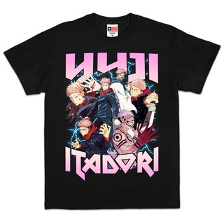 เสื้อยืด ลายการ์ตูนอนิเมะ Jujutsu Kaisen Yuji Itadori Bootleg Vol. 1 30s พรีเมี่ยม 24s 20s สําหรับผู้ชาย