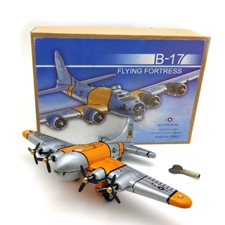 Kentoyshop (พร้อมส่ง) ของเล่นสังกะสี Flying Fortress B-17 Airplane MS489