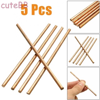 CUTE~Copper Rod 4mm Diameter 5 Pcs Copper Metal Rod Cylindrical Pure Copper