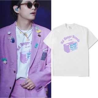 เสื้อยืดแขนสั้น พิมพ์ลาย Bts Taehyung Ed Banger Concert Las Vegas DTF PRINT