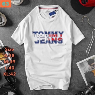 tommy เสื้อยืดแขนสั้น