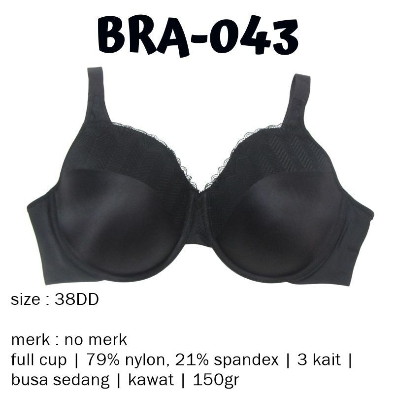 BRA-043 BRANDED BIGSIZE JUMBO BRA SIZE 38DD