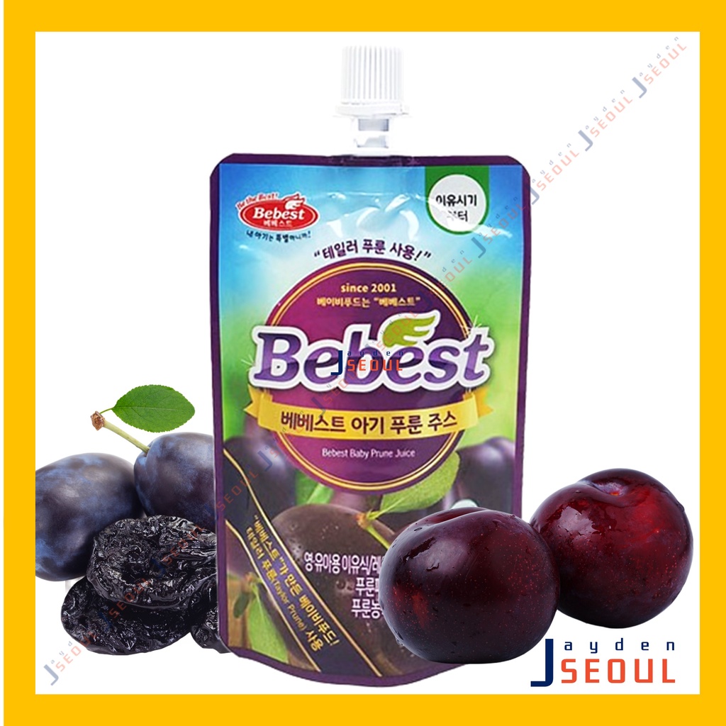 BEBEST บีเบสท์ | น้ำพรุนสำหรับเด็ก "100% Taylor Farm Prunes" (70มล.)