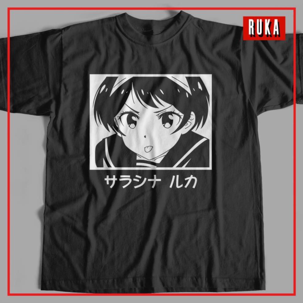 Kanojo แขนสั้นไม่ซ้ําใครและสวยงาม Okarishimasu - เสื้อยืด Ruka Sarashina