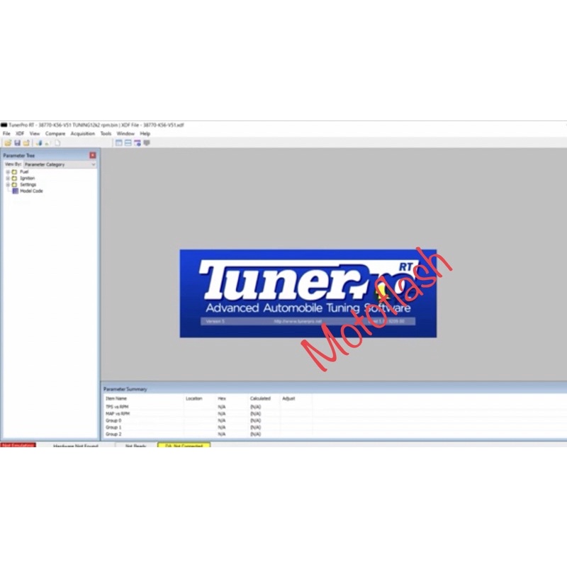 TunerPro RTตัวเต็มพร้อมวิธีติดตั้งโปรแกรมปรับจูนได้ทั้งรถยนต์และมอเตอร์ไซค์