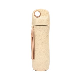 กระบอกน้ำฟางข้าวสาลี+โลโก้ 1สี 1จุดWheat straw water bottle + 1 color logo 1 point