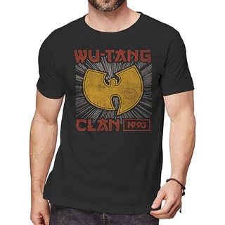 เสื้อยืด แบบนิ่ม เข้ารูป พิมพ์ลาย Wu-tang Clan Tour 93