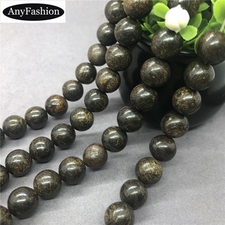 Brownzite Copper Beads  ลูกปัดทองแดงธรรมชาติหลวมหิน 4-12 มิลลิเมตรรอบอัญมณี DIY สำหรับเครื่องประดับ