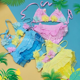 บิกินี่เด็ก baby bikini นน.6-10 กก.ชุดว่ายน้ำเด็ก *พร้อมส่ง*