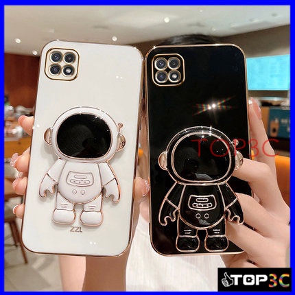 เคส Samsung A22 5G A12 M12 A32 5G A52 A02S A03S A52S A22 4G M32 A32 A72 เคสป้องกันโทรศัพท์มือถือ ลายนักบินอวกาศ สําหรับ YHY