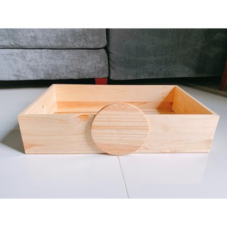 Wooden Box กล่องไม้/ลังไม้ สำหรับวางโชว์สินค้า หรือใช้ตกแต่งภายในบ้าน