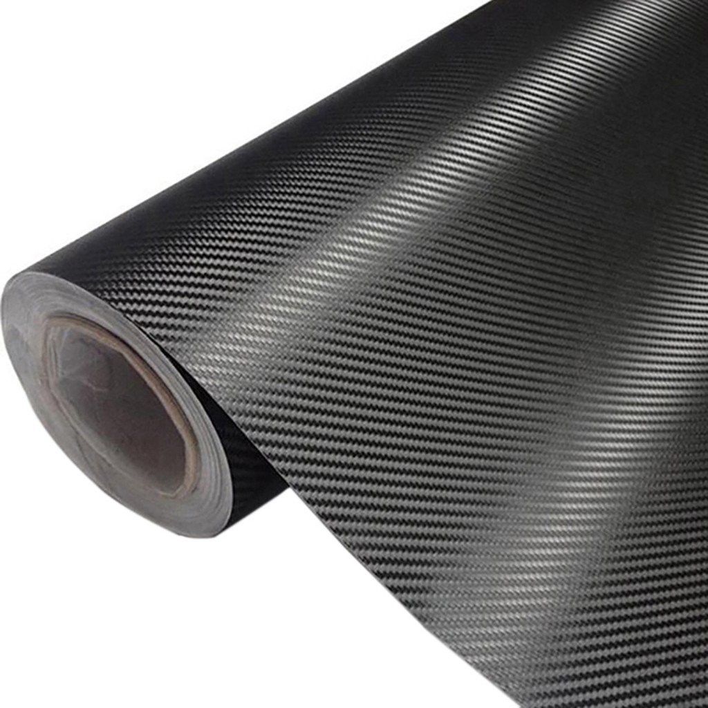มาแรง สติกเกอร์ฟิล์มไวนิล คาร์บอนไฟเบอร์ ผิวด้าน 3D ขนาด 30x127 ซม. สีดํา สําหรับติดตกแต่งรถยนต์ รถจักรยานยนต์ รถยนต์