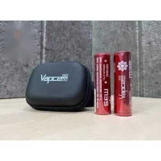 ถ่าน แท้ Vapcell สีแดง M35  3500mah 10A Max 25A (2ก้อน 235฿)