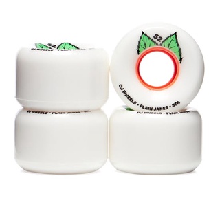 OJ 54mm Plain Jane Keyframe 87a  Skateboard White