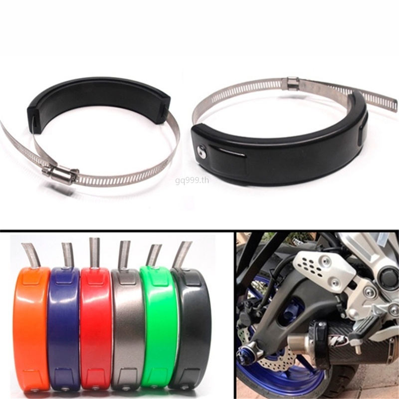 Motorcycle Accessories Universal Fit 100MM-160MM Oval Exhaust Protector Cover Triple