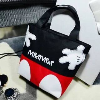 𝙂𝙄𝙉𝘼 กระเป๋าผ้ามินิ Miki Miniมี2ไซร์ใบเล็ก-ใหญ่ ！！ คุณภาพเกินราคา  ！！