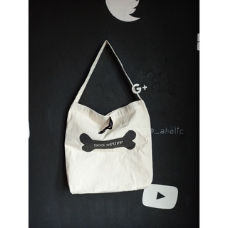 กระเป๋าผ้าหูรูด Bag All จากอเมริกา ของใหม่ ตำหนิเปื้อนฝุ่นบ้าง สินค้าจากญี่ปุ่น