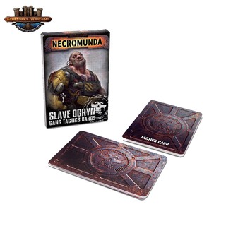 [GWพร้อมส่ง]WARHAMMER:NECROMUNDA: SLAVE OGRYN TACTICS CARDS โมเดลเกมสนามจำลอง