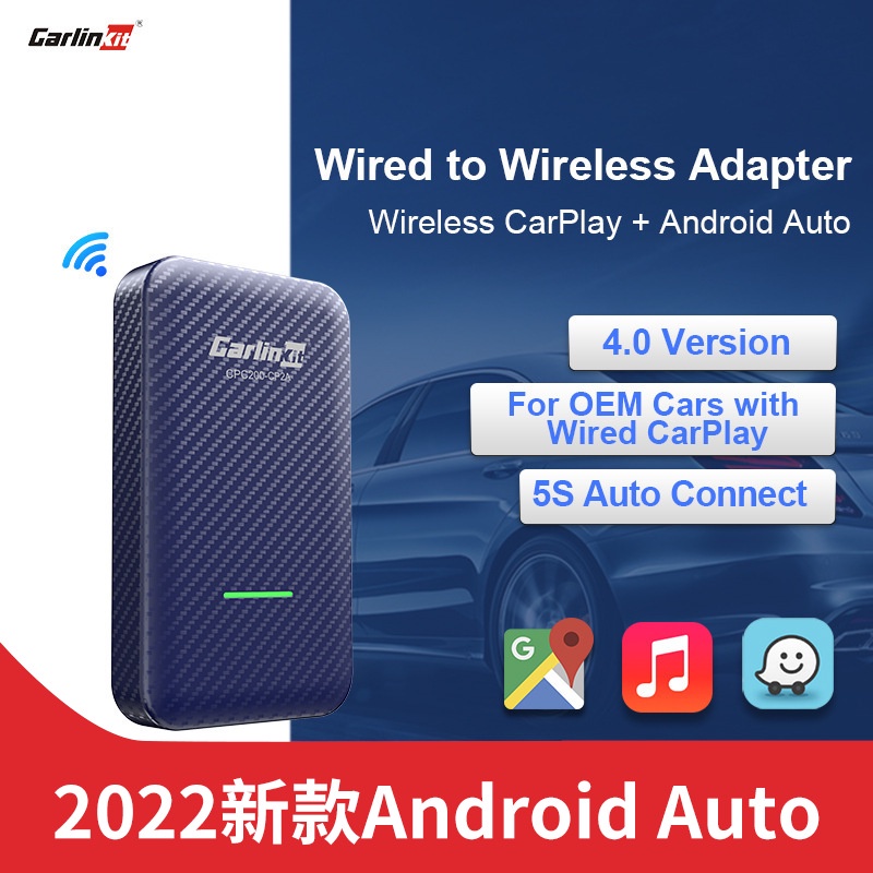 Carlinkit อะแดปเตอร์คาร์เพลย์ไร้สาย และ Android Auto Carlinkit CPC200-CP2A สําหรับรถยนต์ carplay ของแท้ มิถุนายน 2022