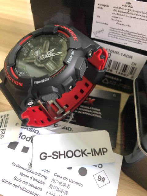 นาฬิกา G-shock รุ่น GA-110HR-1ADR แดงดำ ประกันcmg 1 ปี