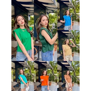 💥☄️💥 Mindy basic crop เสื้อครอปทรงเบสิค เนื้อผ้าพรีเมี่ยม🌈🌪🔥