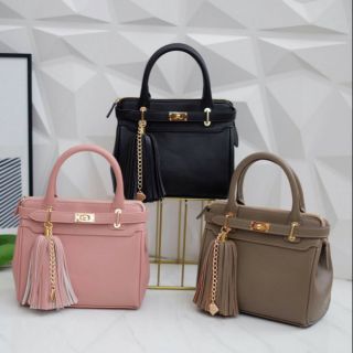 Hot Deal Sale  KEEP Gasia Handbag with frink key (กระเป๋าแบรนด์เนมของแท้งานSHOP)