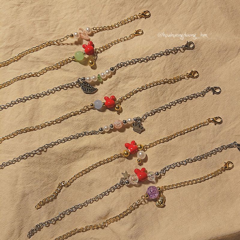 [LAGAN] DIY HANDMADE MATERIAL SET ทําสร้อยข้อมือและสร้อยข้อเท้า LAGAN 1 ชิ้น