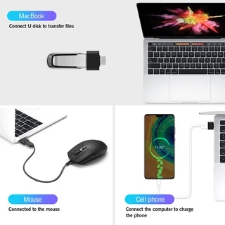 Ankndo Micro USB OTG Type C เป็น USB อะแดปเตอร์ สําหรับแท็บเล็ต / โทรศัพท์