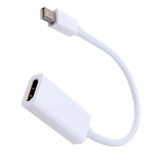 อะแดปเตอร์ขนาดเล็ก displayport to hdmi (mini dp to hdmi) in white - thunderbolt 2 พอร์ต