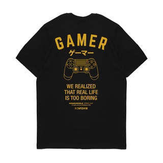 เสื้อยืดอินเทรนด์ผู้ชายอินเทรนด์ผู้หญิงเสื้อยืด พิมพ์ลาย Kizaru GAMERS-3XL