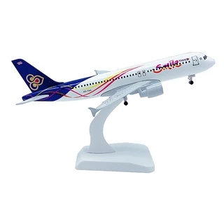 โมเดลเครื่องบิน "ส่งจากไทย" ขนาด 20 CM ตัวลำทำจากเหล็กอัลลอย ฐานตั้งถอดออกได้ มีล้อ ลำใหญ่ สวย งานละเอียด