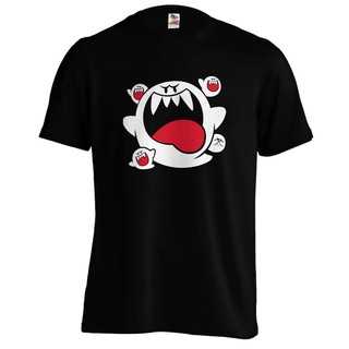 [S-5XL]ฟิกเกอร์ Mario Ghost Boo Game Gamer Game Men  s